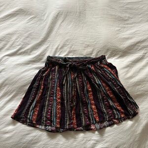 Forever 21 Colorful Striped Skirt (Small)